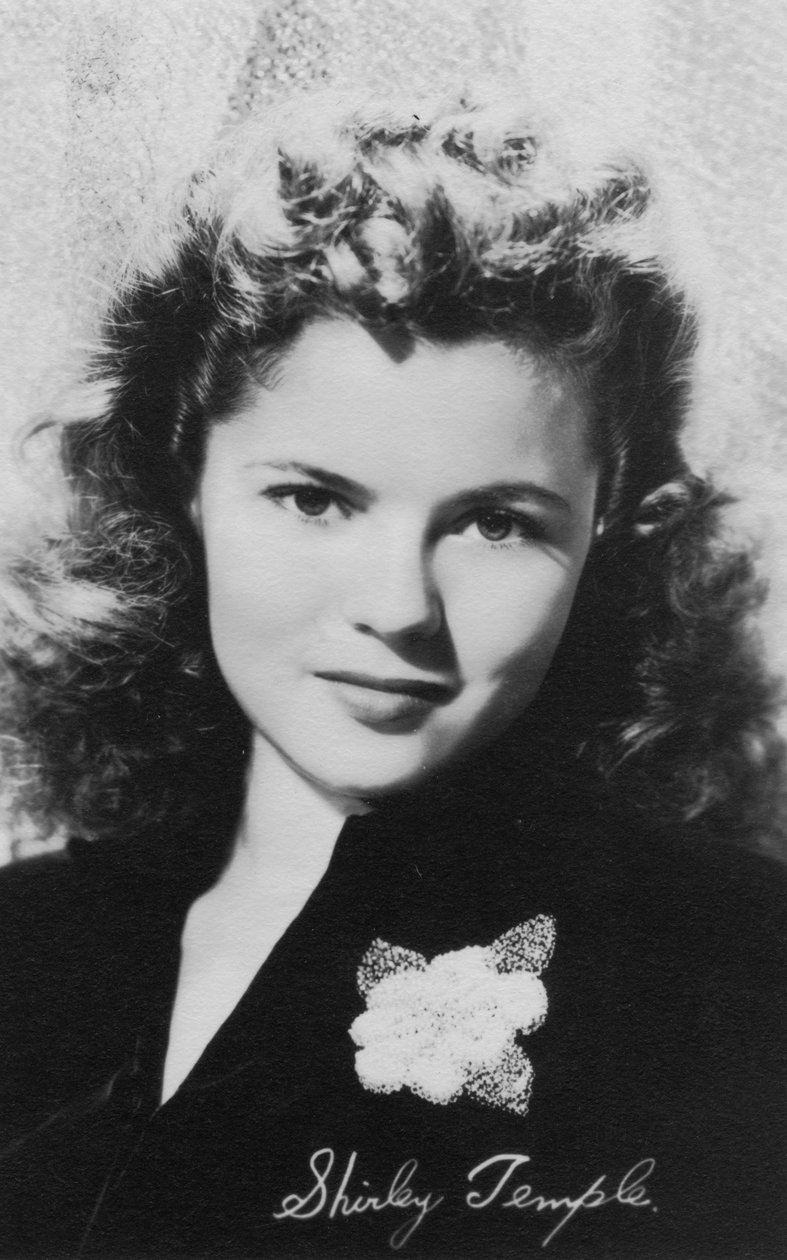 Shirley Temple b1928 ، الممثلة الأمريكية ، c1940s بواسطة غير معروف