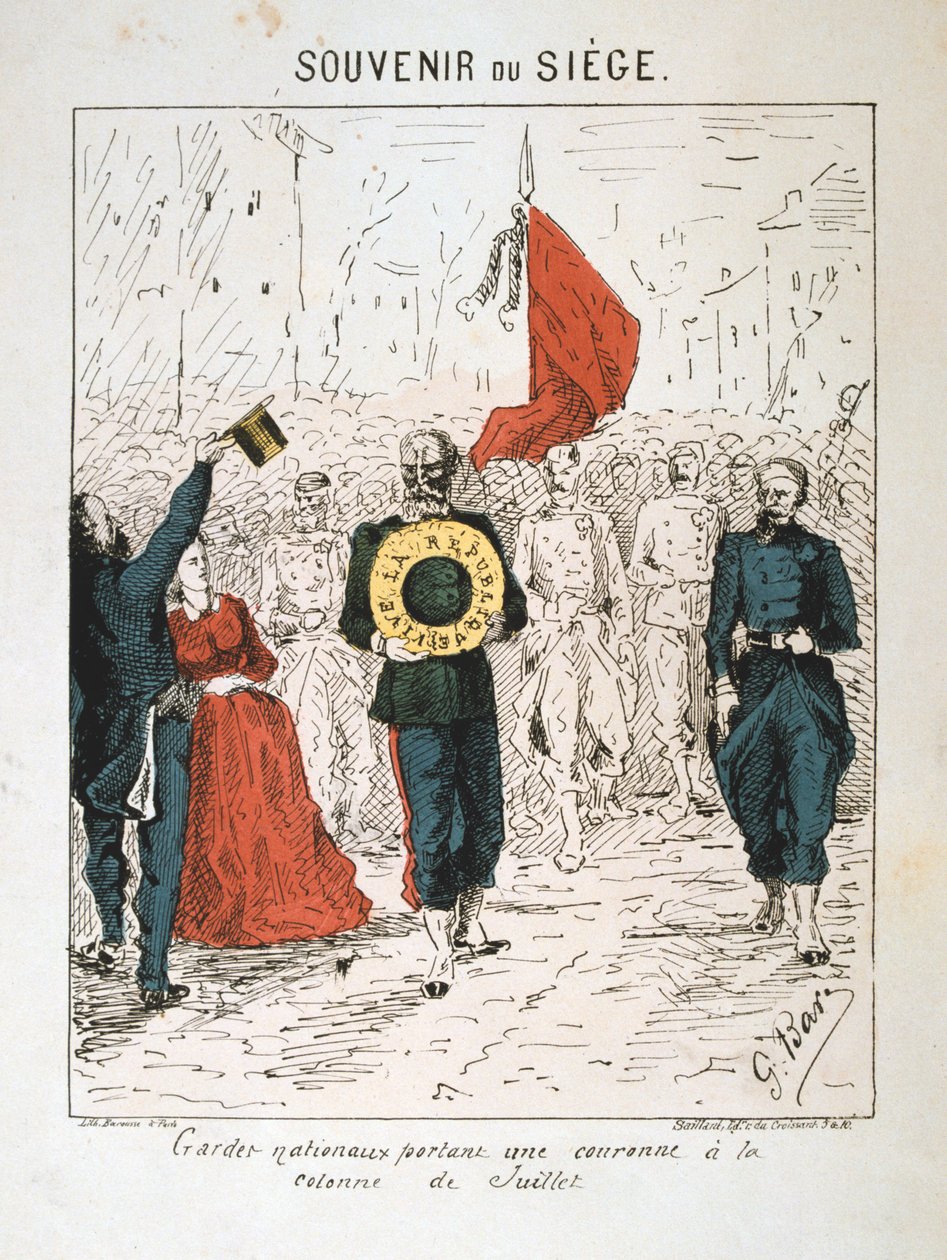 حصار باريس ، 1870-1871. بواسطة غير معروف