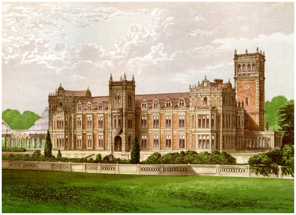 Somerleyton ، سوفولك ، منزل البارونيت كروسلي ، c1880 بواسطة غير معروف