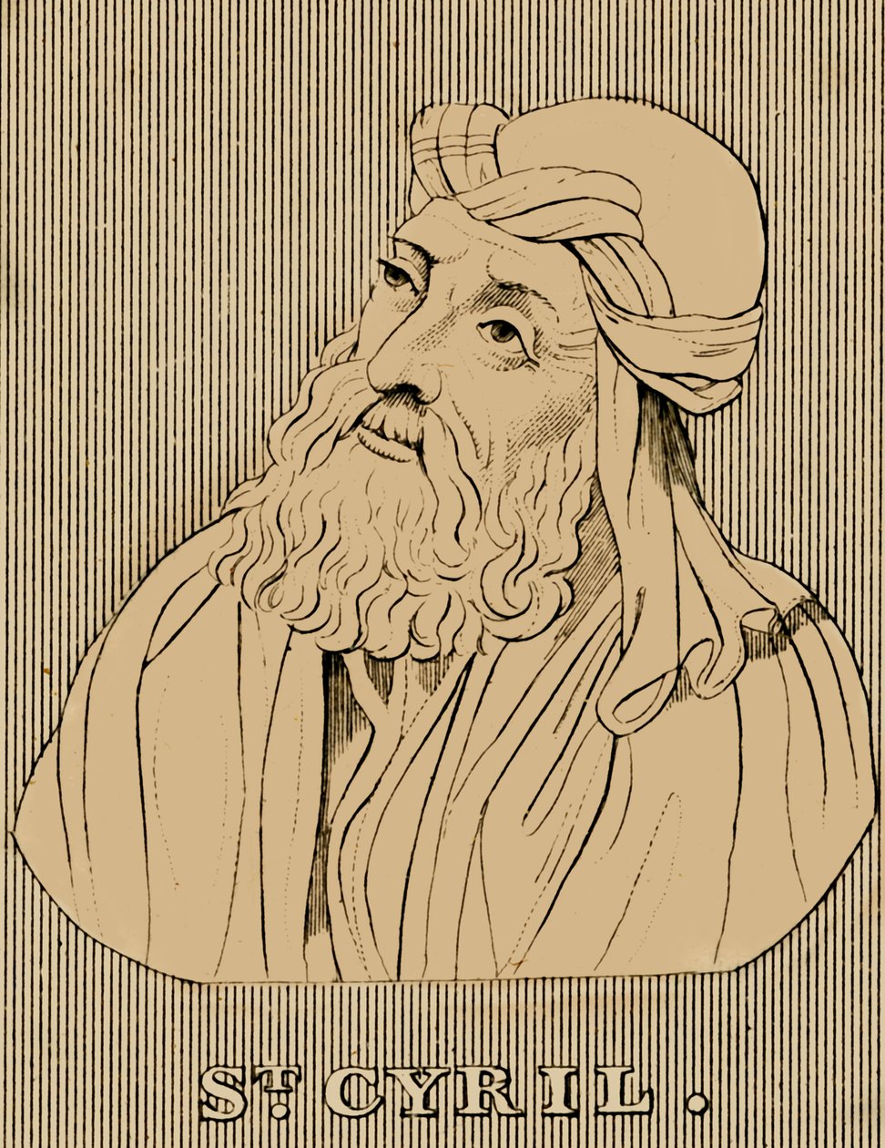 سانت سيريل ، c376-444 ، 1830. بواسطة غير معروف