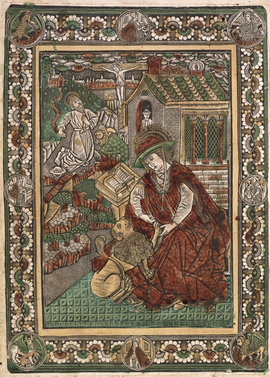 سانت جيروم ، 1460-1470. بواسطة غير معروف