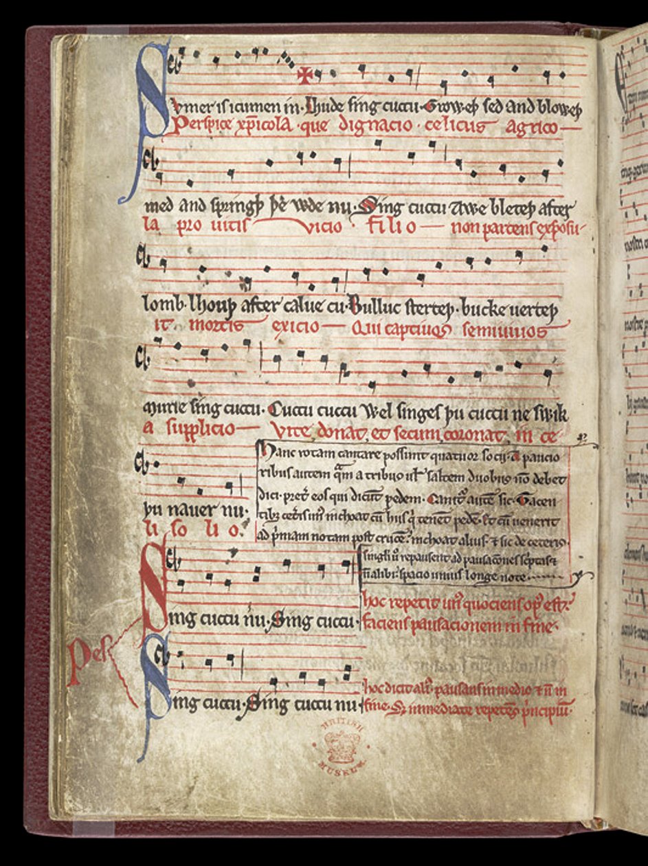 Sumer Is Icumen In ، ج. 1260-1270 بواسطة غير معروف