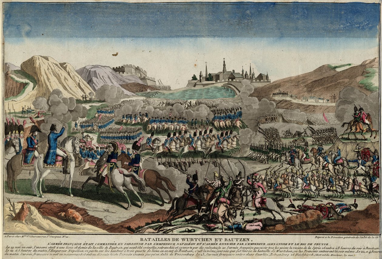 معركة باوتسن 1813 بواسطة غير معروف