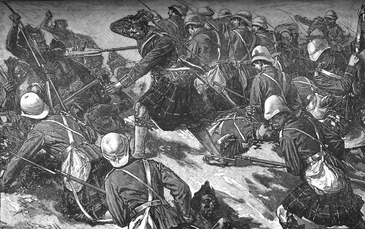 غزوة التب ، 1858-85 بواسطة غير معروف