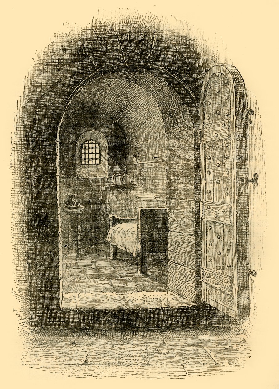 الخلية المدانة في نيوجيت ، c1872. بواسطة غير معروف