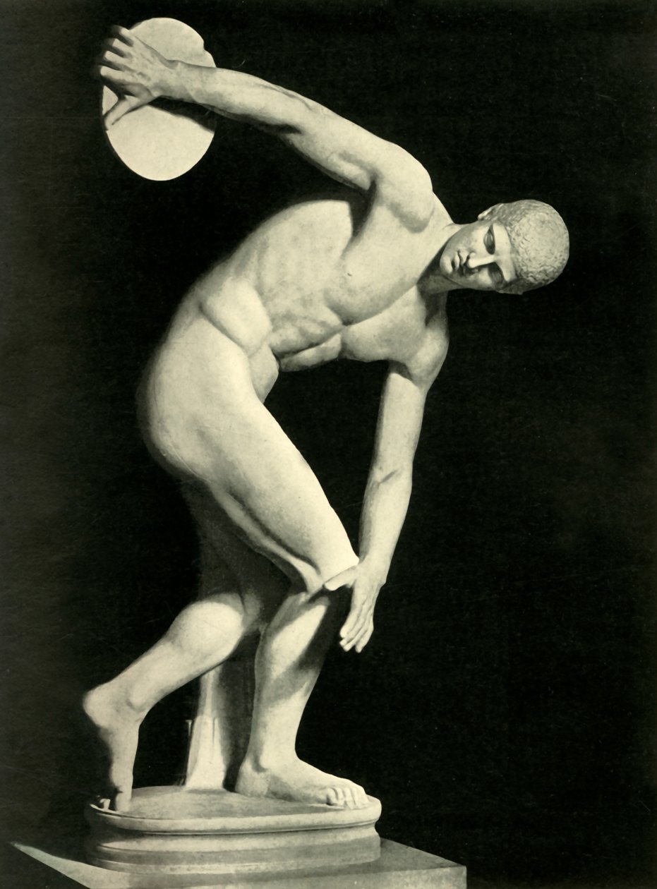 Discobolus of Myron ، 1908. بواسطة غير معروف