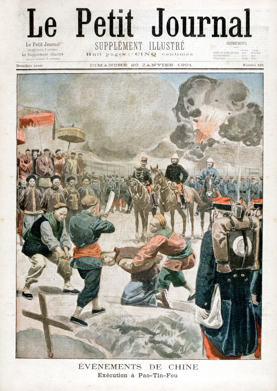 إعدام باو تين فو ، 1901 بواسطة غير معروف