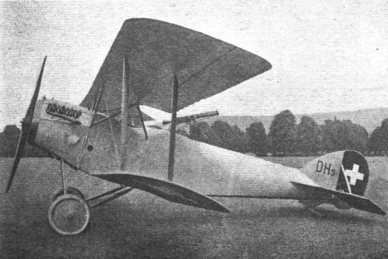 مقاتلة Häfeli DH-5 من سويسرا بواسطة غير معروف