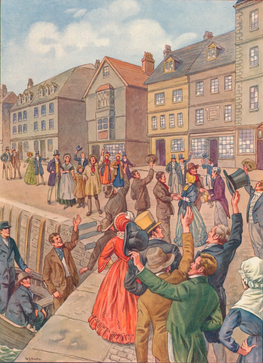 العودة للوطن ، 1838 ، 1934 بواسطة غير معروف