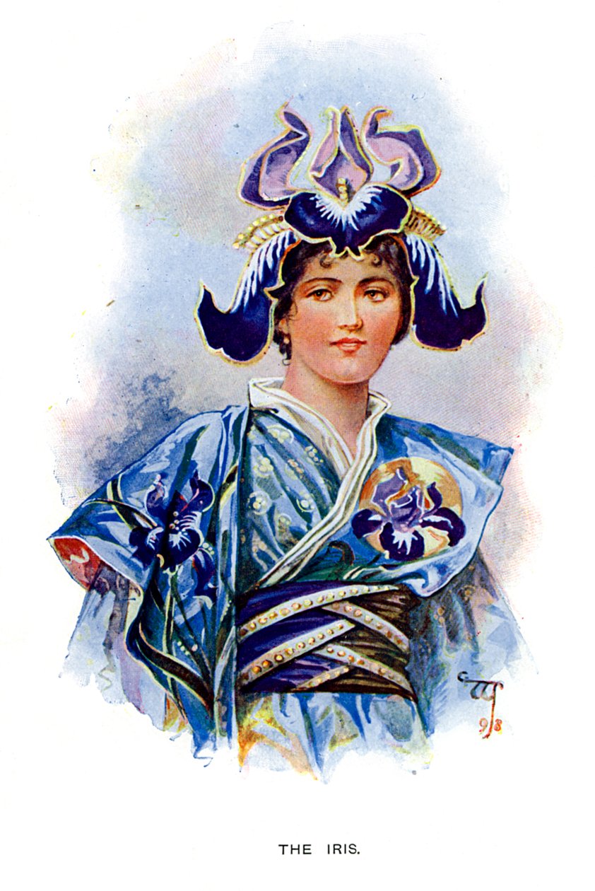 القزحية ، 1899 بواسطة غير معروف
