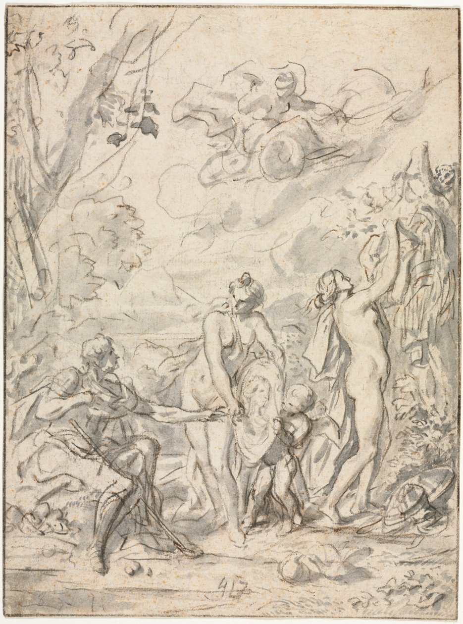 حكم باريس ، ج. 1740-1750. بواسطة غير معروف