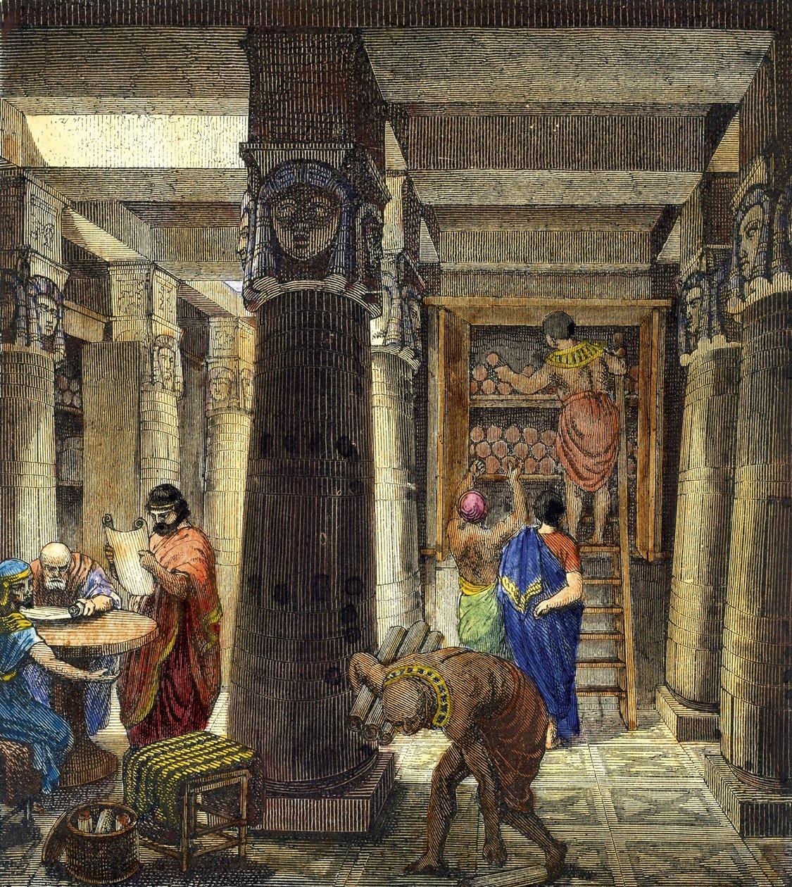 مكتبة الإسكندرية ، 1876 بواسطة غير معروف