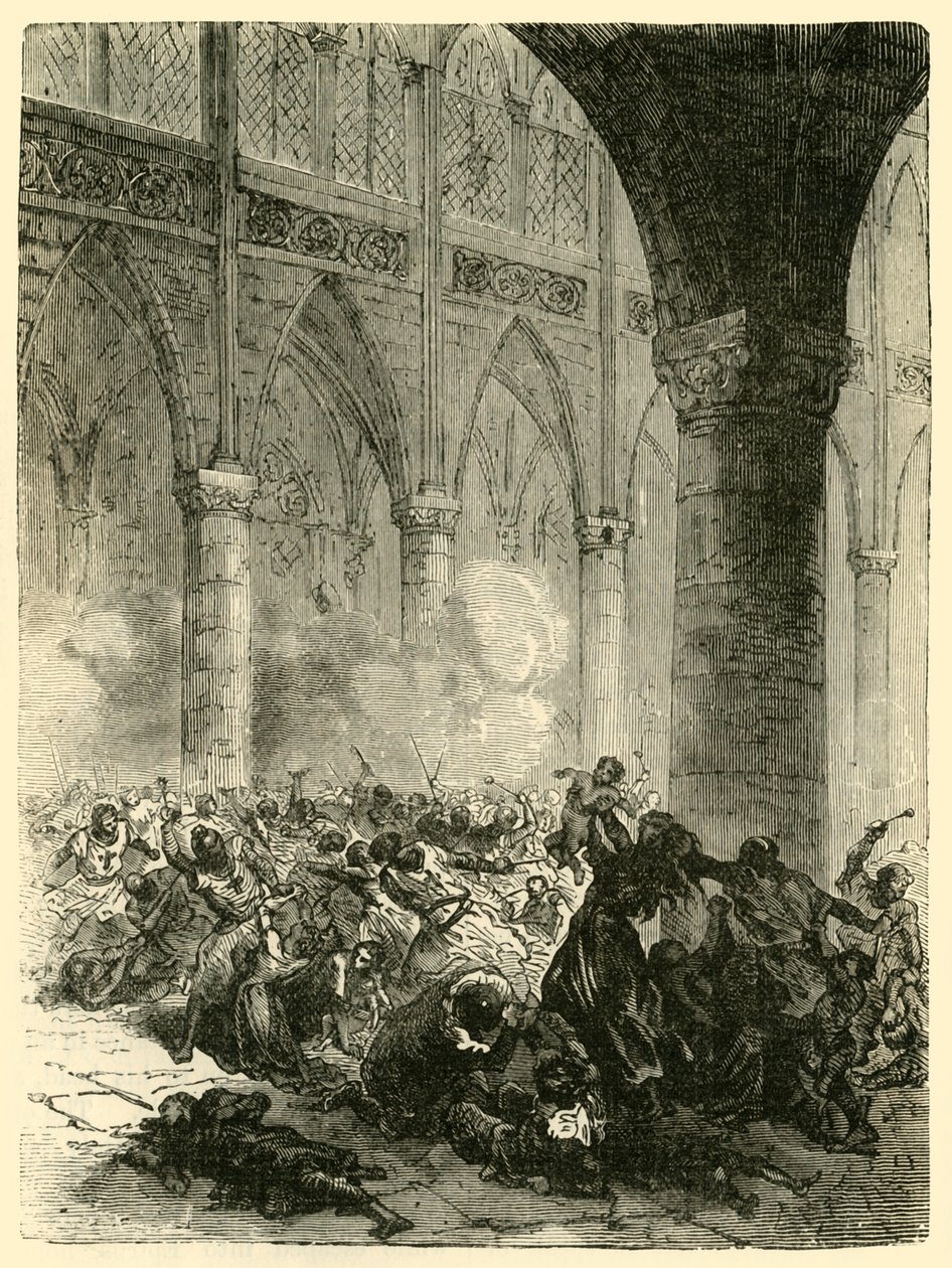 مذبحة بيزييه ، 1209 ، 1890. بواسطة غير معروف
