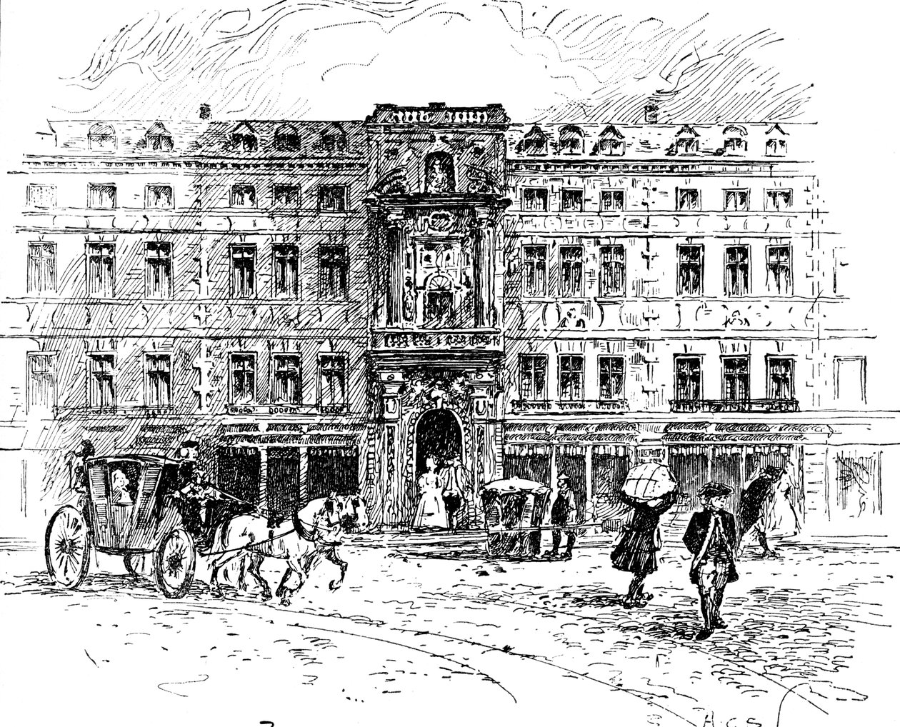 The Old Mercers Hall ، لندن ، 1909 بواسطة غير معروف