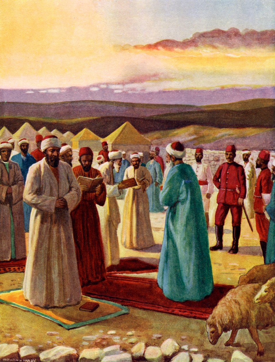 عيد الفصح السامري بواسطة غير معروف