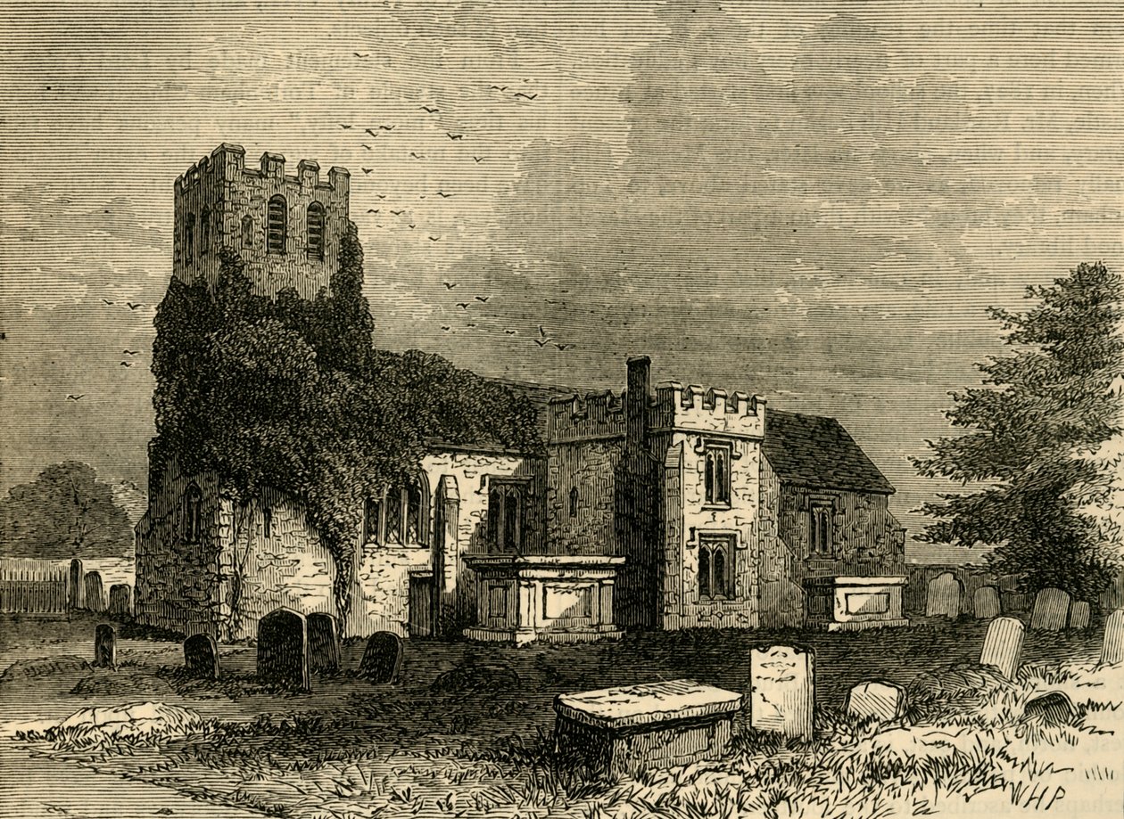 كنيسة توتنهام ، c1876. بواسطة غير معروف
