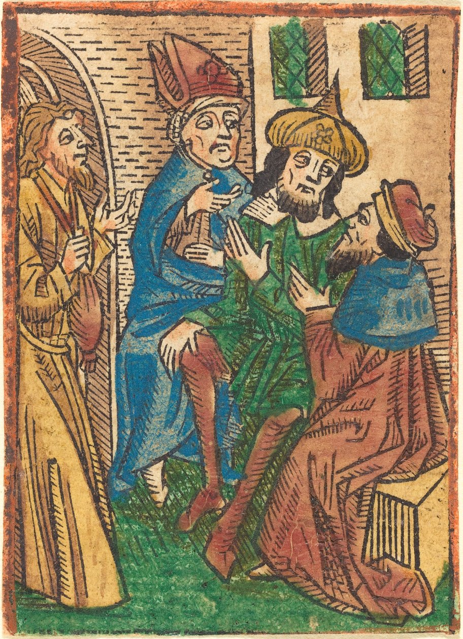 خيانة يهوذا ، ج. 1490. بواسطة غير معروف