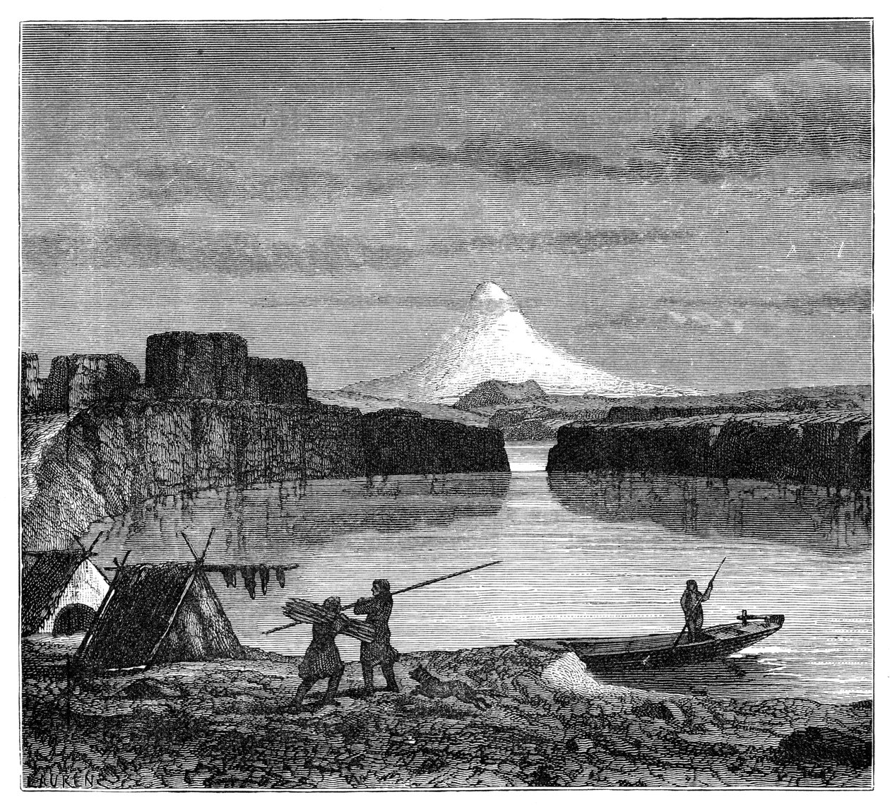 عرض في ولاية أوريغون ، 1900 بواسطة غير معروف