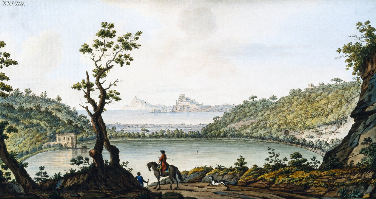 View of Lake Avernus بواسطة غير معروف