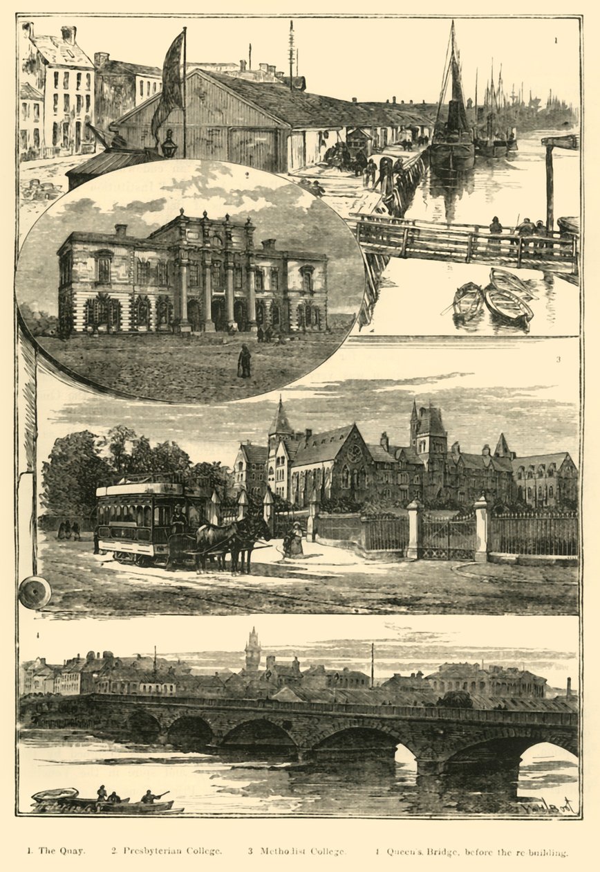 مناظر في بلفاست ، 1898. بواسطة غير معروف