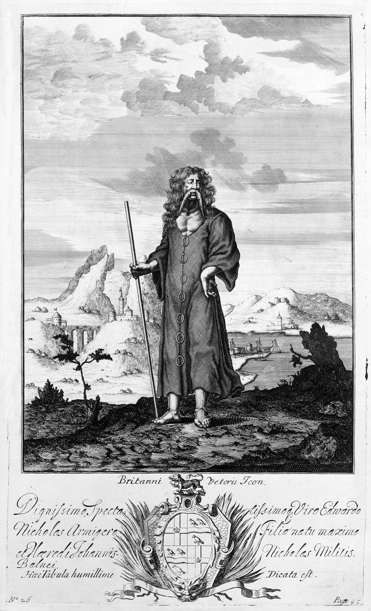 A Druid (engraving) بواسطة غير معروف