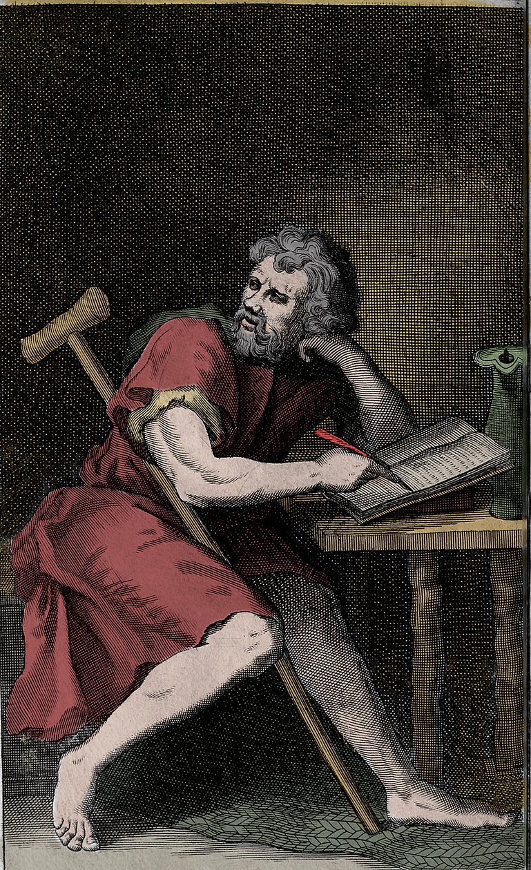 Epictete - الفيلسوف اليوناني الرواقي EPICTETUS بواسطة فنان غير معروف