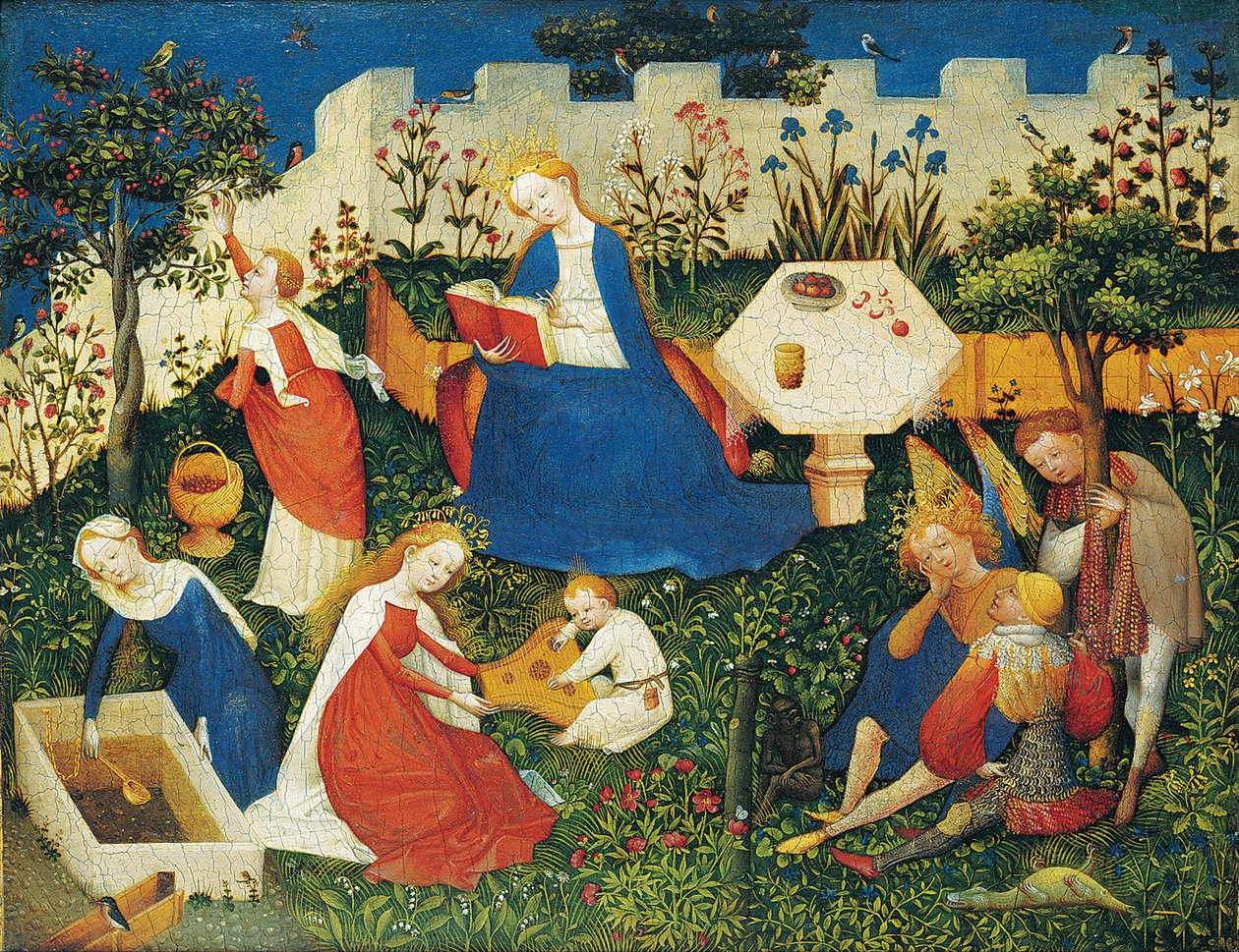 جنة الفردوس الصغيرة بواسطة ماجستير Rhenish العلوي