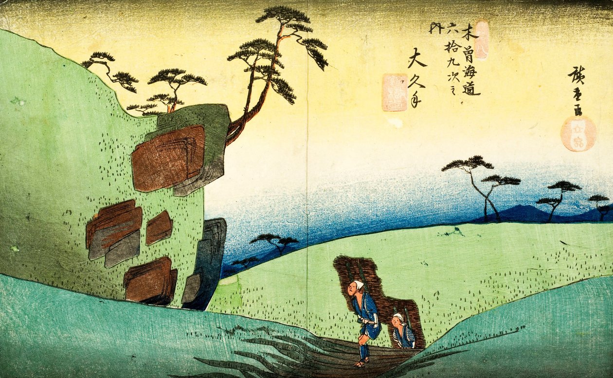 قطع خشبية بواسطة Utagawa Hiroshige