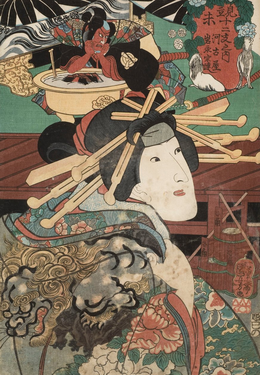 قطع خشبية بواسطة Utagawa Kuniyoshi