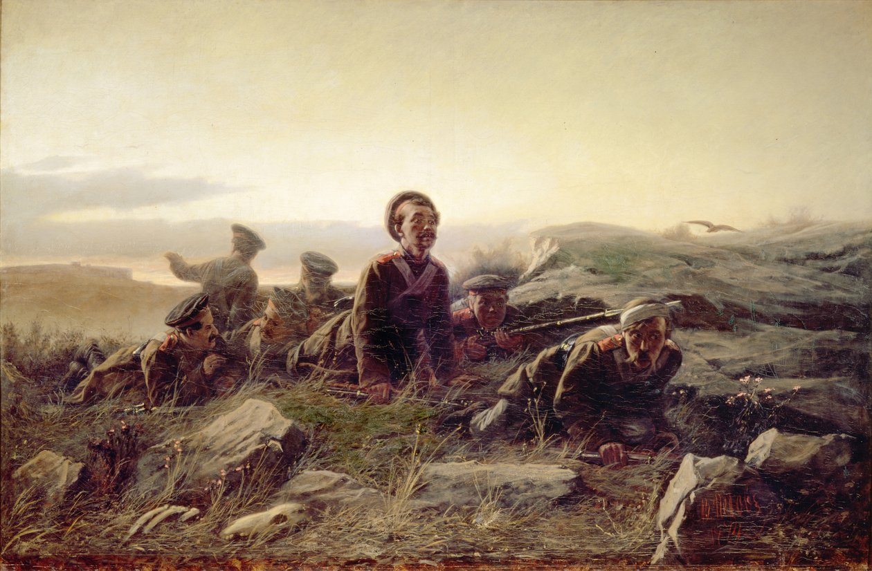 Plastuns في سيفاستوبول ، 1874 بواسطة فاسيلي جريجوريفيتش بيروف