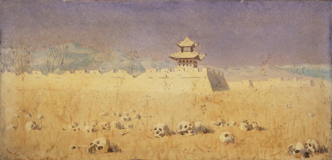 أطلال تشوجوتشاك ، شينجيانغ ، 1869 بواسطة Vasili Vasilievich Vereshchagin