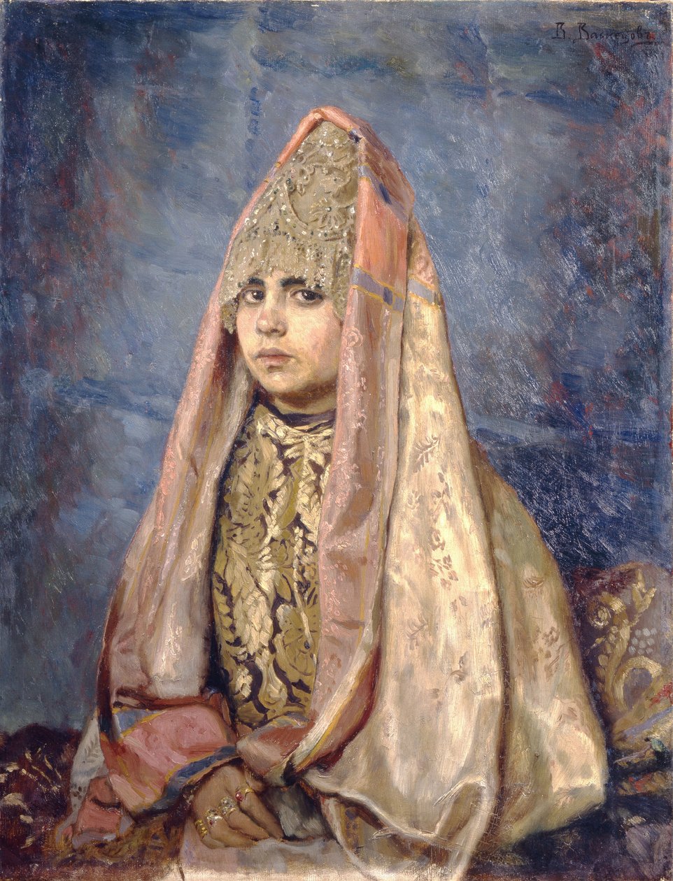 زوجة البويار ، 1884 بواسطة فيكتور ميخائيلوفيتش فاسنيتسوف