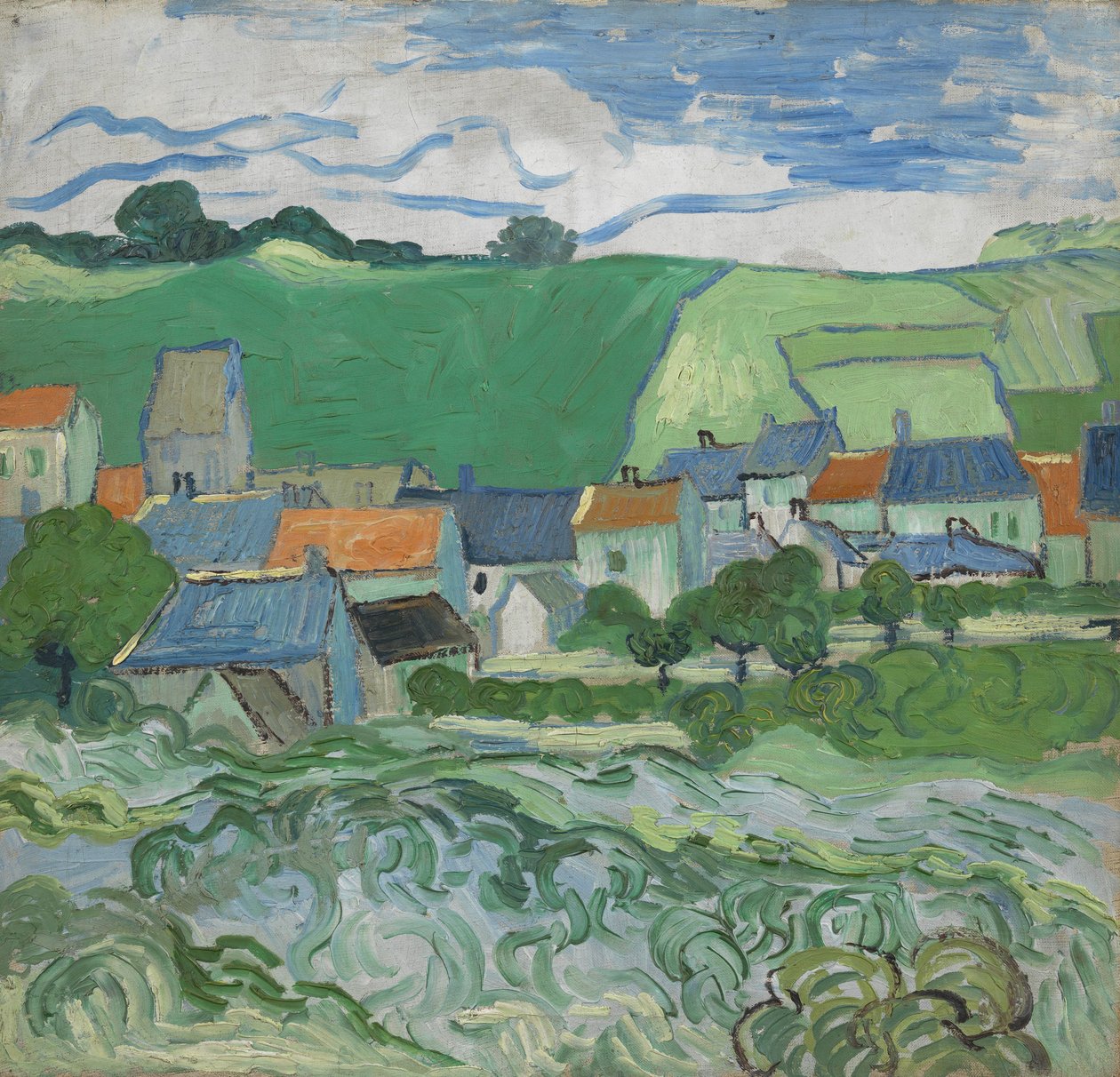 عرض Auvers بواسطة فنسنت فان جوخ