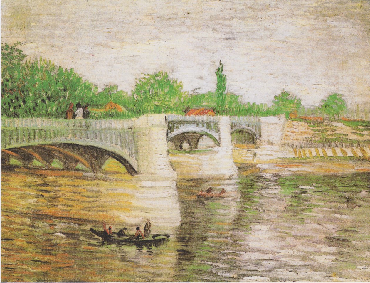 نهر السين مع Pont de la Grande Jatte بواسطة فنسنت فان جوخ