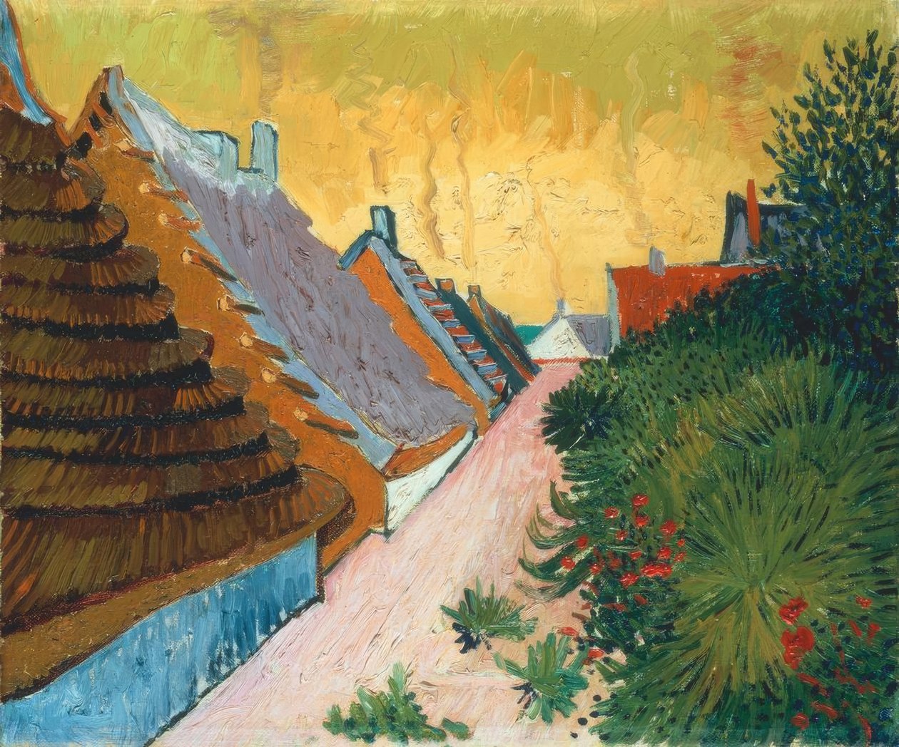 Gasse في Saintes-Maries بواسطة فنسنت فان جوخ