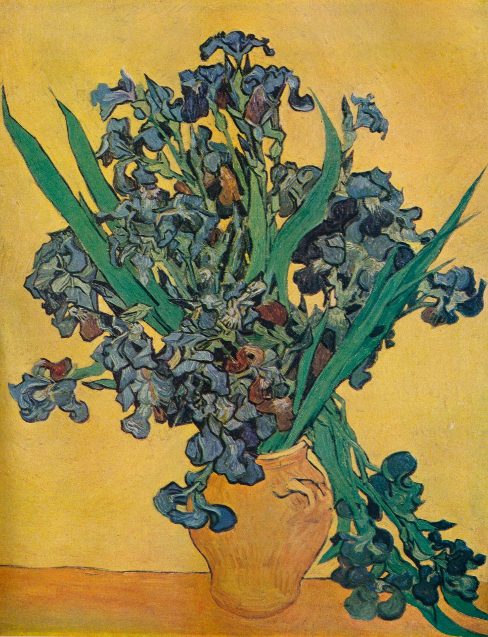 الحياة الساكنة: Iris، 1890 بواسطة فنسنت فان جوخ