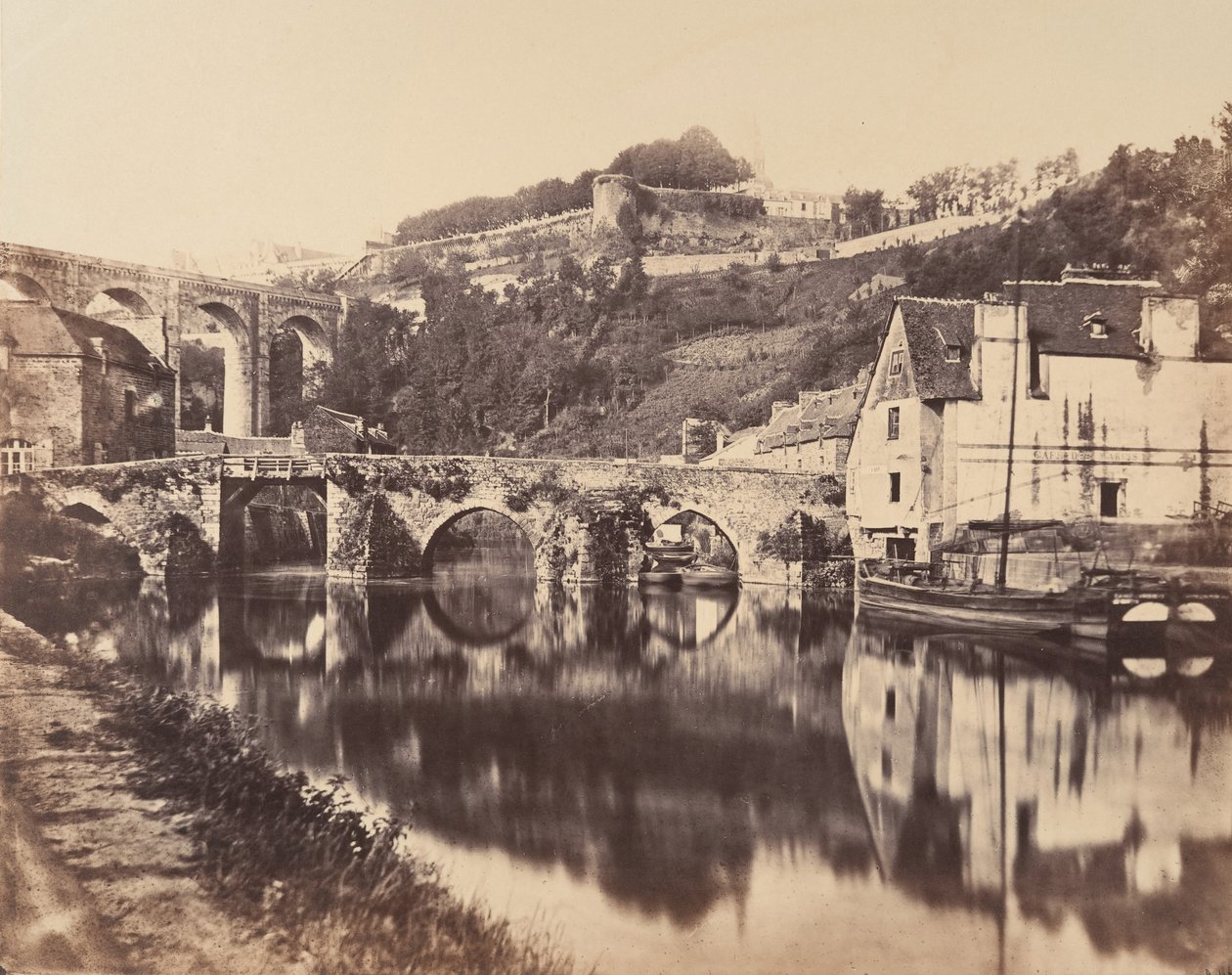 بورت دي دينان ، بريتاني ، 1856. بواسطة WA مانسيل