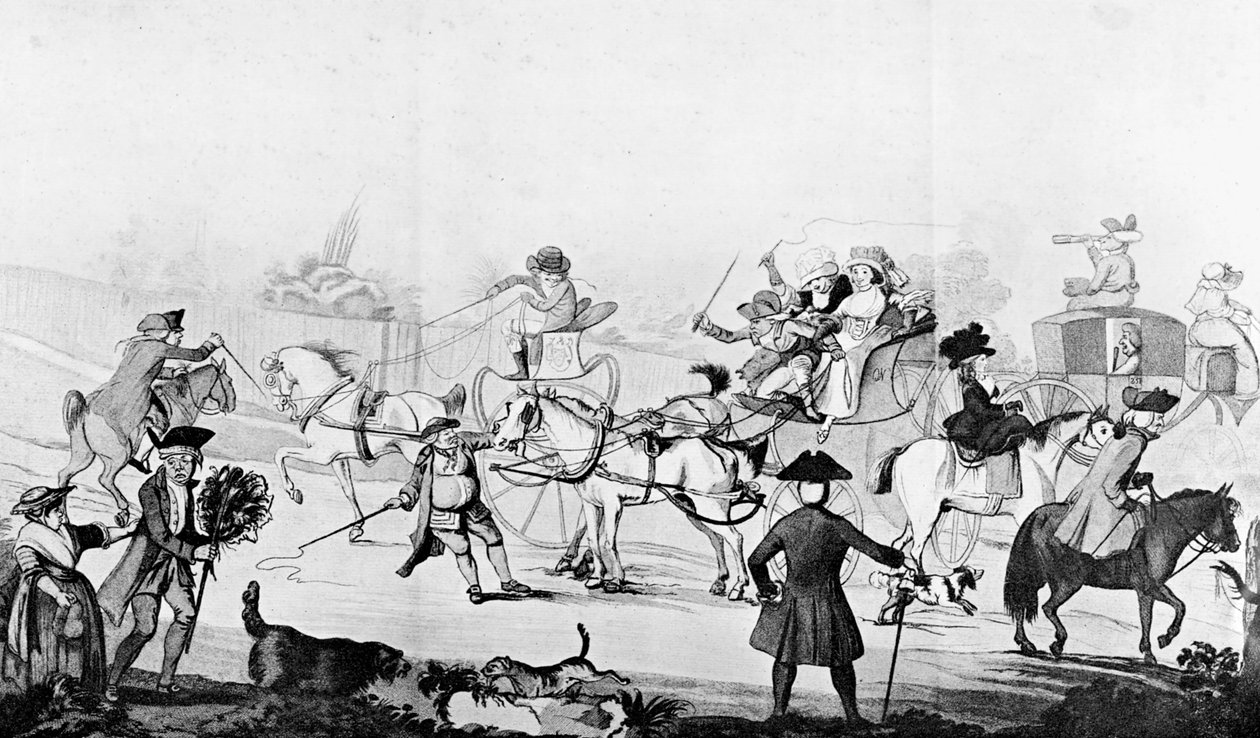 ريتشموند هيل ، 1782. بواسطة دبليو ديكنسون