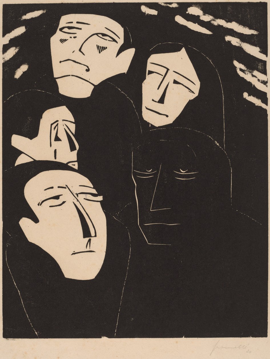 التنصت ، 1919-1920. بواسطة والتر غرامات