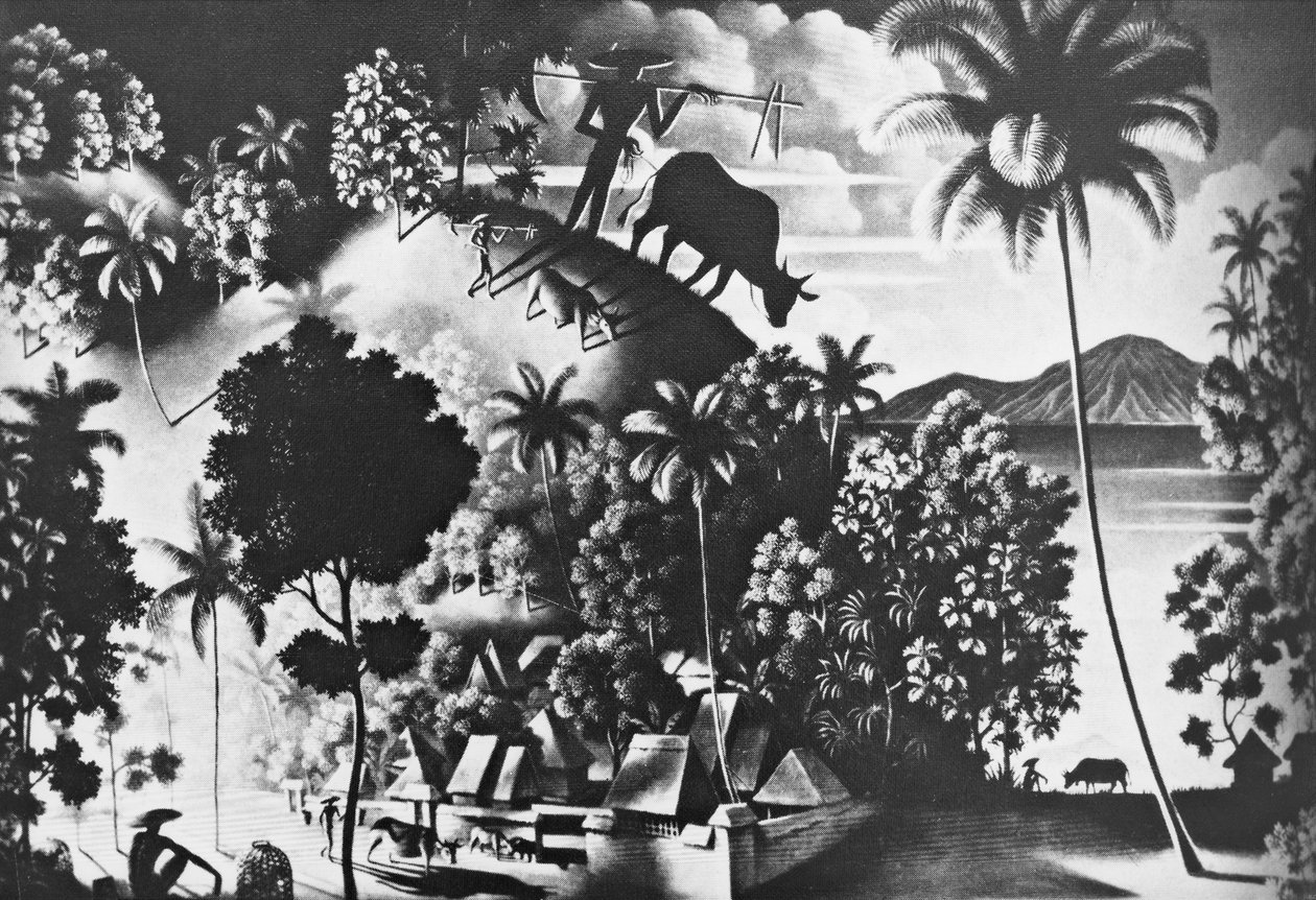 منظر طبيعي بظل بقرة (Landschaft mit Shattenkuh) بواسطة والتر جواسيس