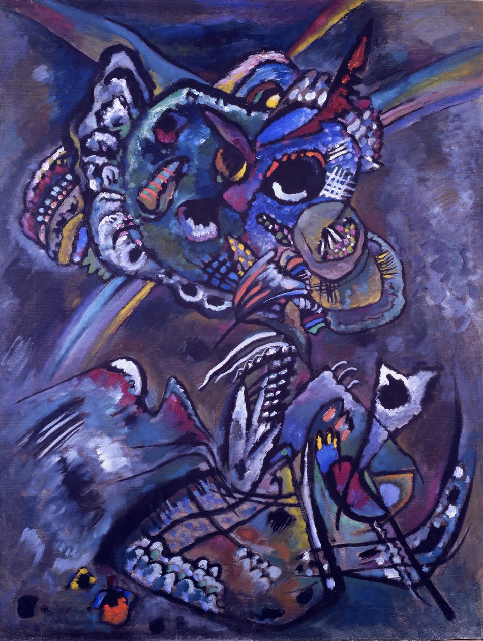 الغسق 1917 بواسطة فاسيلي كاندينسكي