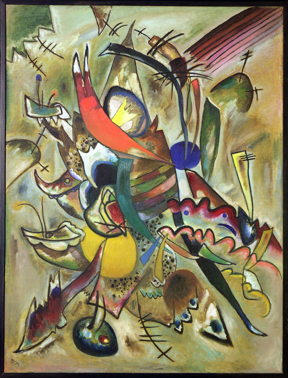 صورة بنقاط 1919 بواسطة فاسيلي كاندينسكي