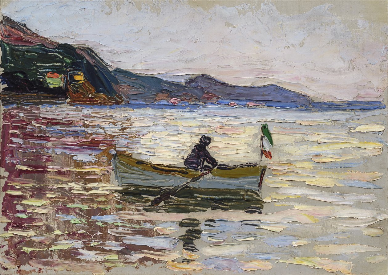 Rapallo. قارب على البحر ، 1906 بواسطة فاسيلي كاندينسكي