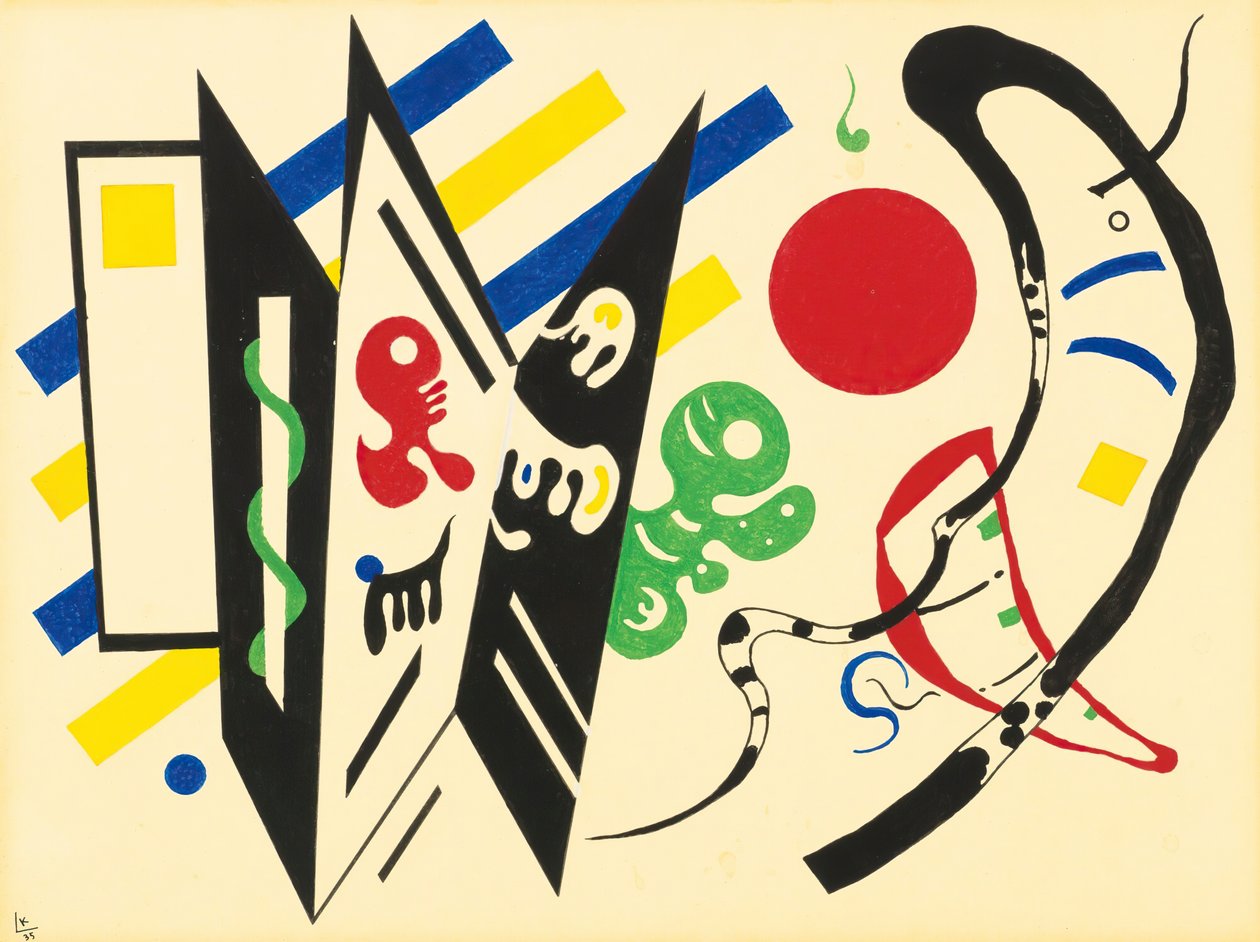 متبادل ، 1935. بواسطة فاسيلي كاندينسكي