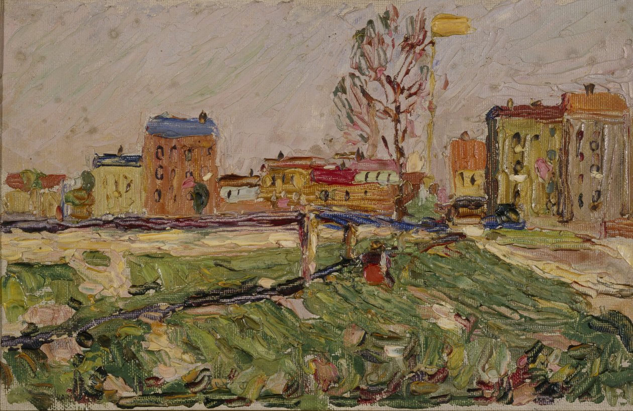 شوابينغ ، ميونيخ ، 1901 بواسطة فاسيلي كاندينسكي