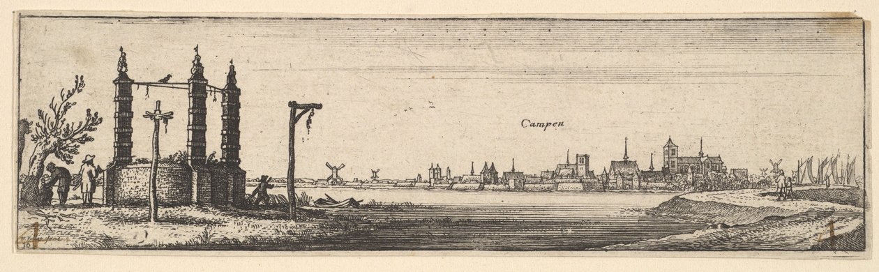 كامبن ، 1642-44. بواسطة وينسلوس هولار