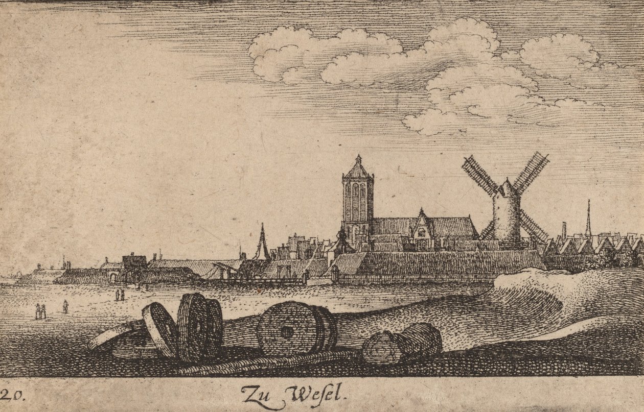 فيسيل ، 1635. بواسطة وينسلوس هولار