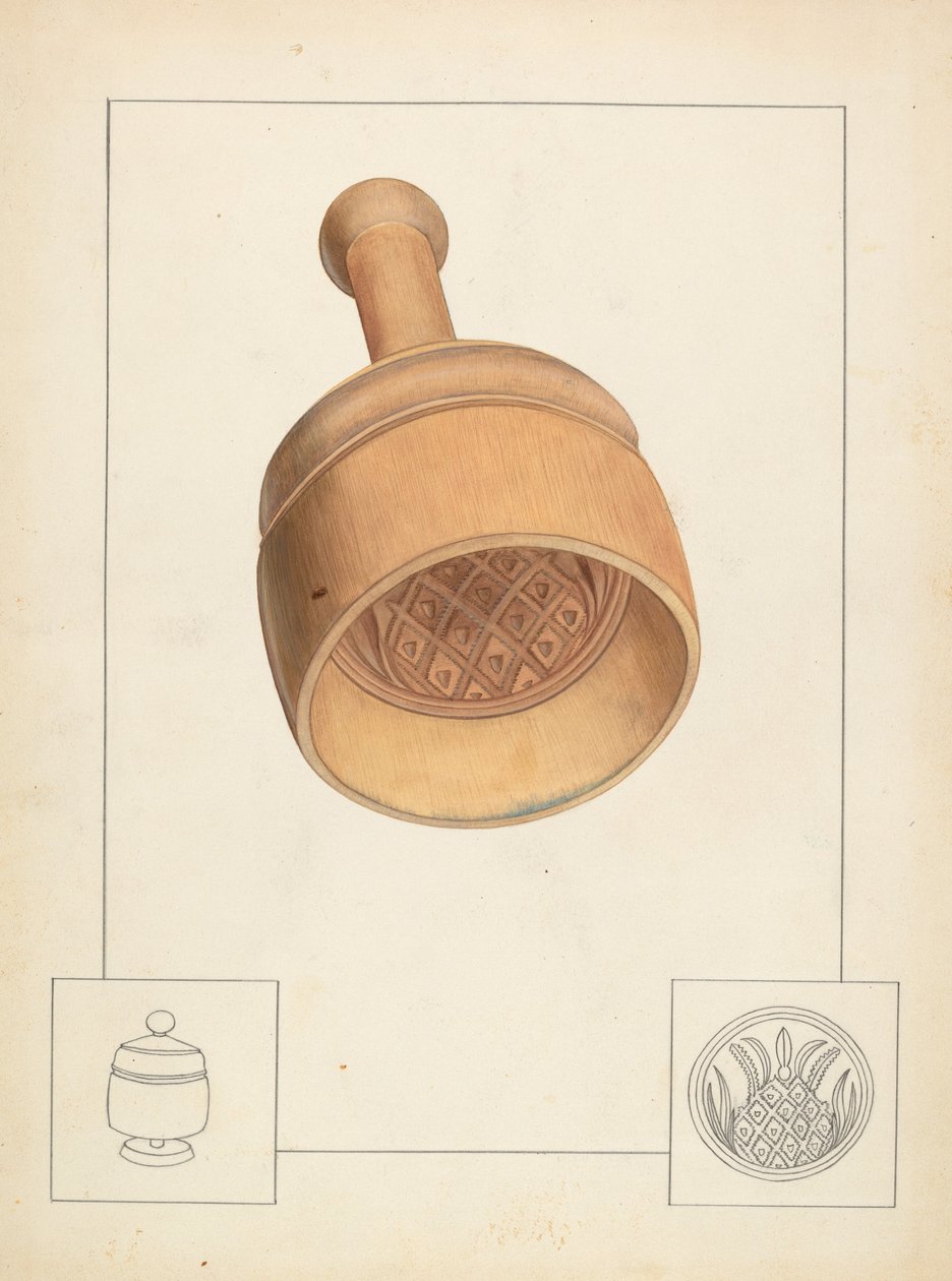 قالب الزبدة ، ج. 1937. بواسطة ويلبر إم رايس