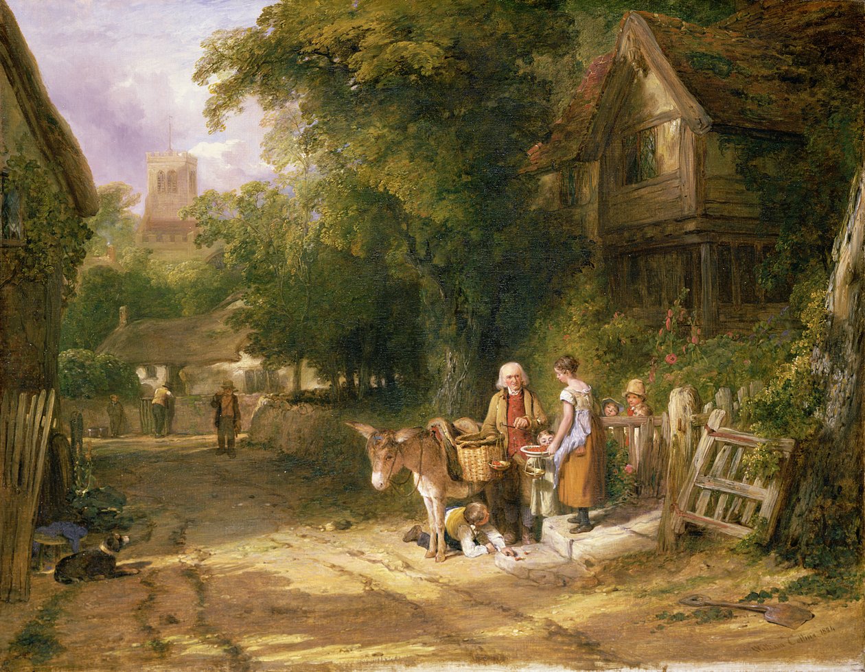 بائع الكرز ، 1824 بواسطة وليام كولينز