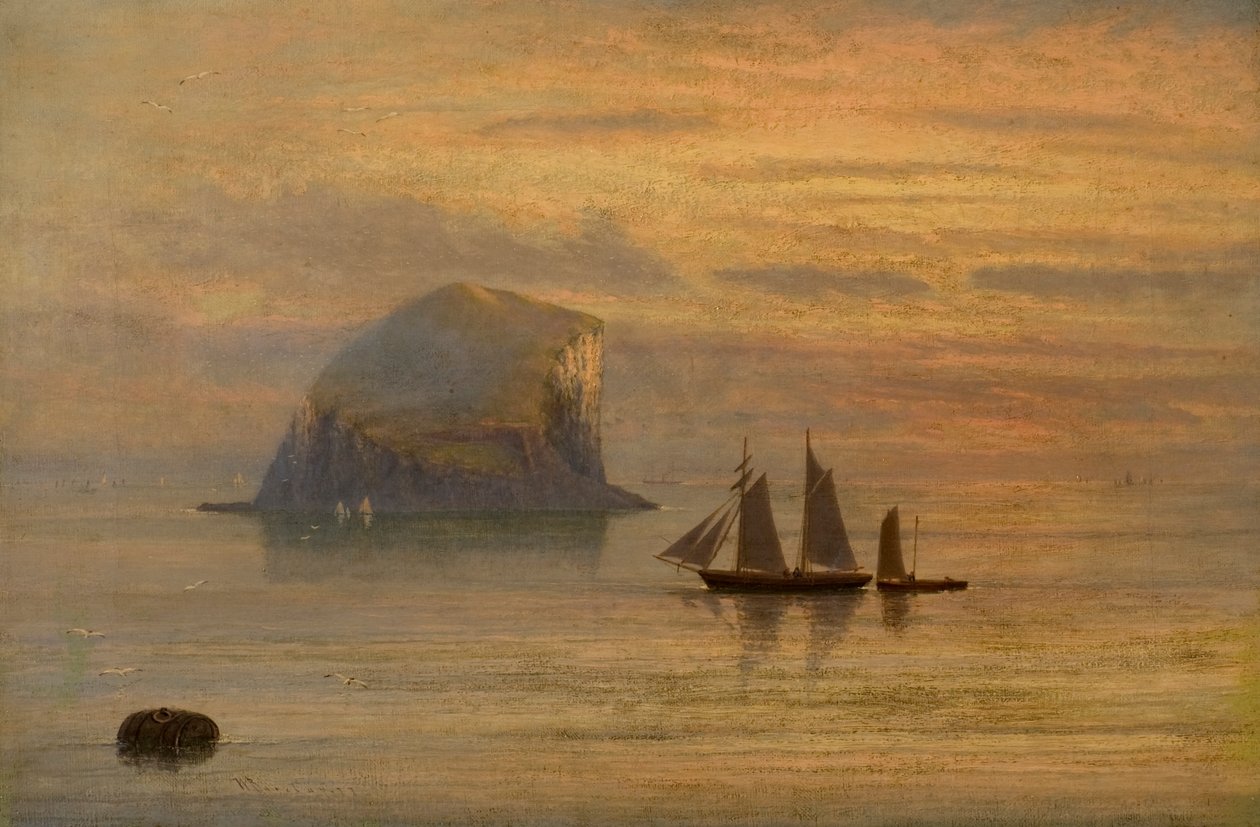 بدون عنوان [The Bass Rock] بواسطة وليام باركلي